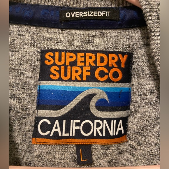 Superdry heather grey graphic t-shirt - Picture 3 of 7